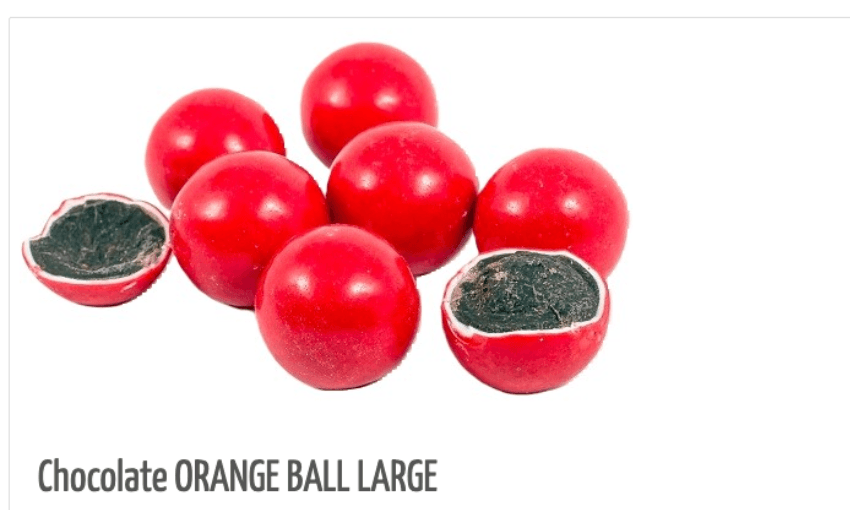 A photograph of chocolate orange balls.