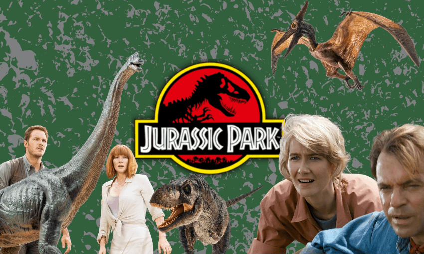 What happens when homo sapiens bring back dinosaurs? Seven films are dedicated to finding out.  
