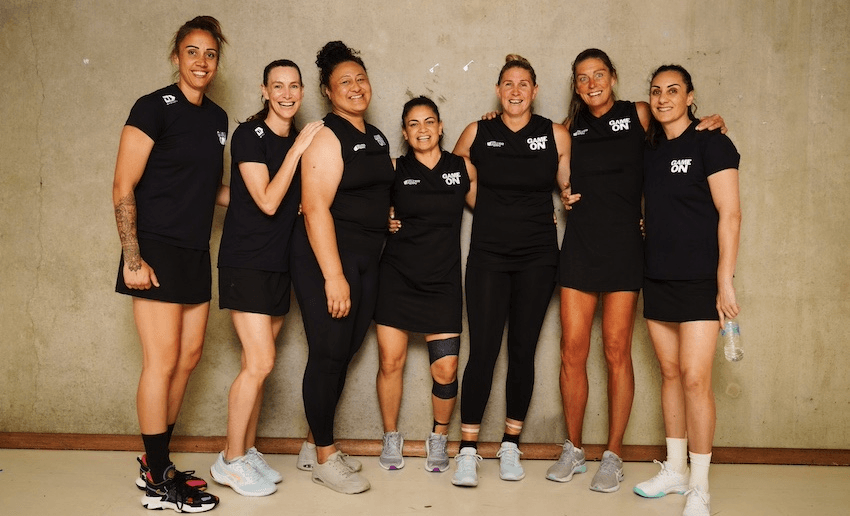 The netball legends in Game On (Photo: Three) 
