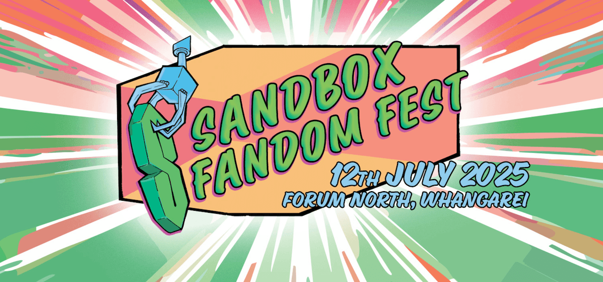 graphic saying sandbox fest