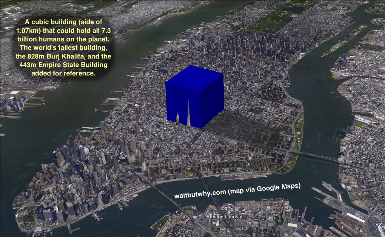 The Cube in Manhattan