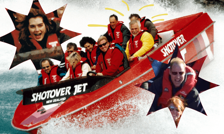 Big celebrities on the Shotover Jet, ranked from least to most shit-scared