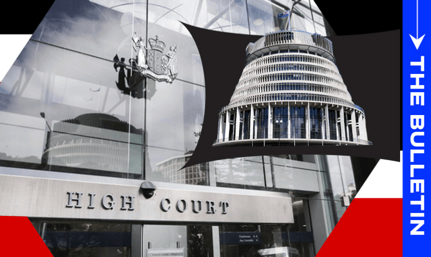 Māori health leaders are at the High Court arguing that the Crown’s actions breached Te Tiriti o Waitangi and the New Zealand Bill of Rights Act. (Image: The Spinoff) 
