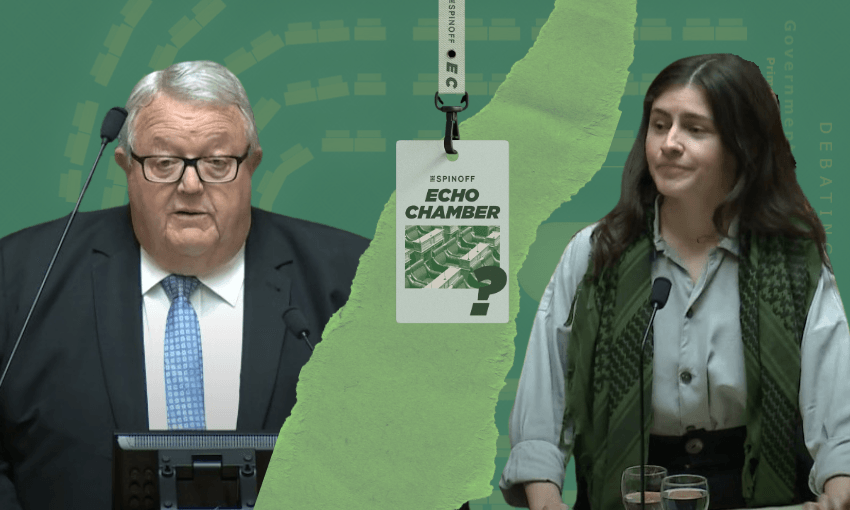 Speaker Gerry Brownlee named and suspended Chlöe Swarbrick on Wednesday.  
