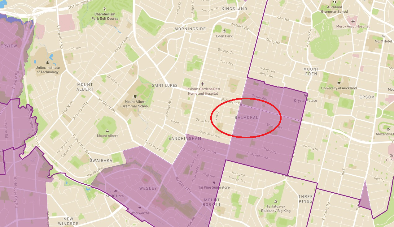 A map of the proposed electorate boundary changes