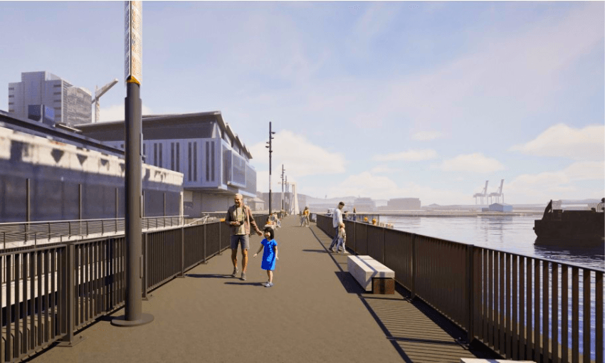Wellington City Council rejected a proposal to build these fences on the waterfront.  
