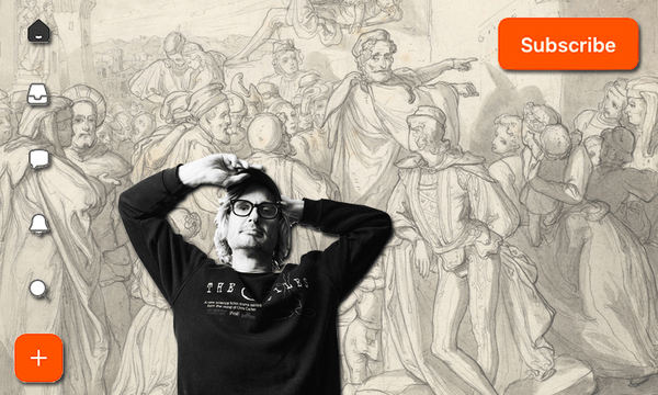 David Farrier is one of the well-known New Zealand Substackers who left the platform this week. (Images: Substack, Webworm, The Met Museum public domain) 
