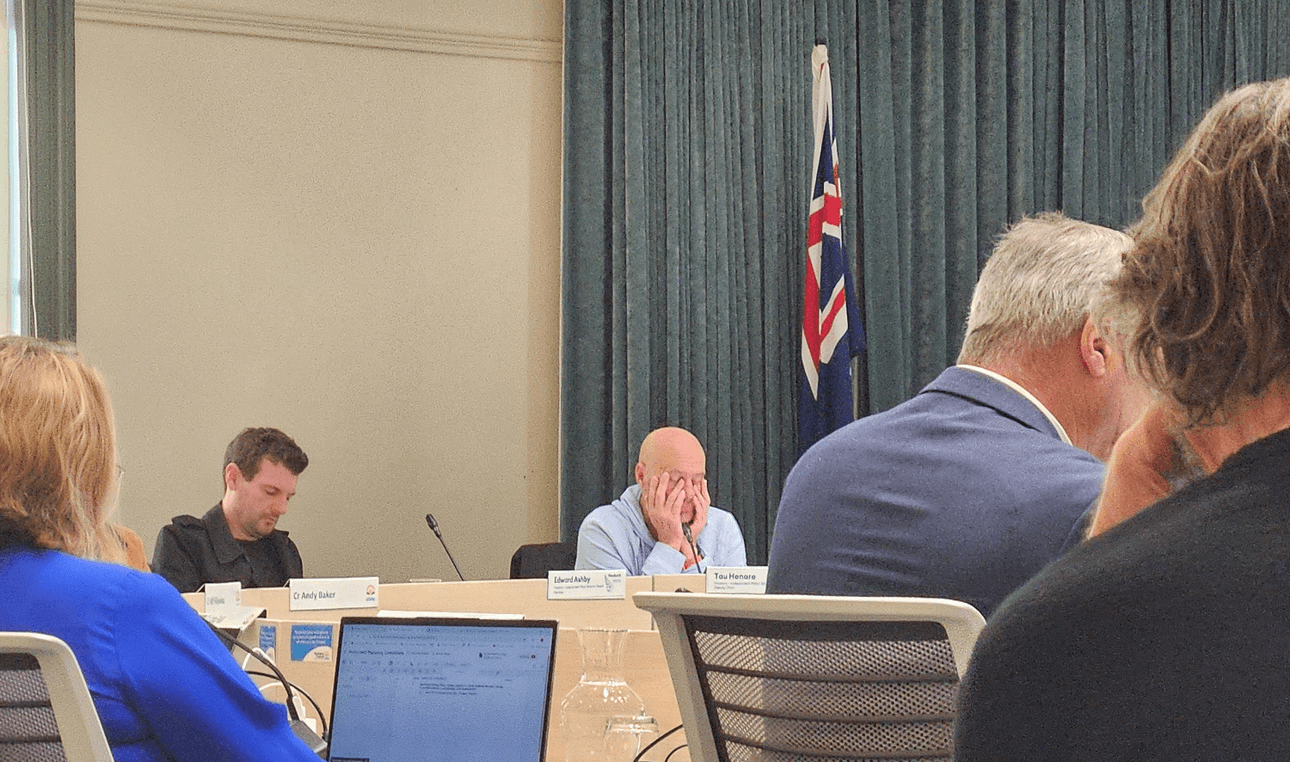 Tau Henare plumbs new depths of misery at Auckland Council's planning committee. Photo: Hayden Donnell