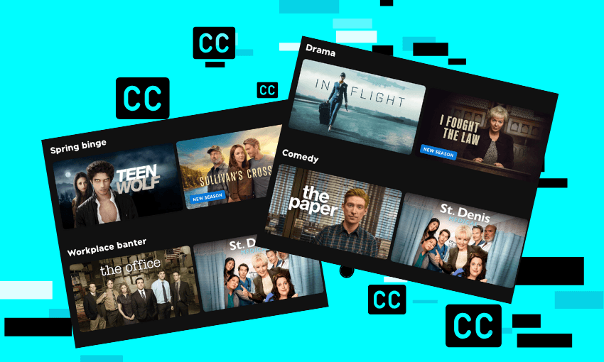 The search for the CC on TVNZ+  
