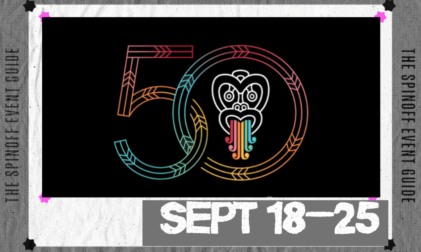 The logo for Te Wiki o te reo Māori with the dates of the event guide week underneath it.