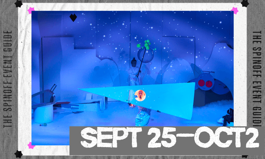 A photograph from the show Creation, Creation in the We the Young festival at Auckland Live.