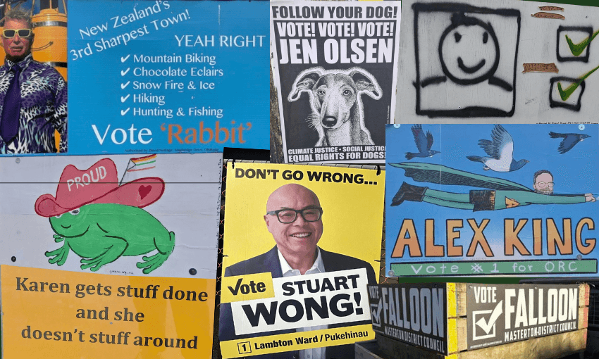 A selection of the finest hoardings in the land  
