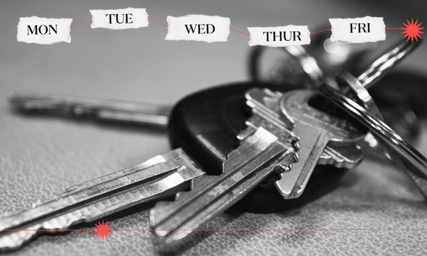 a black and white photo of a set of keys