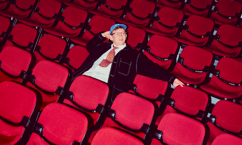 Chris Parker: broke his foot in this theatre (Photo: Sophie Miya-Smith)  
