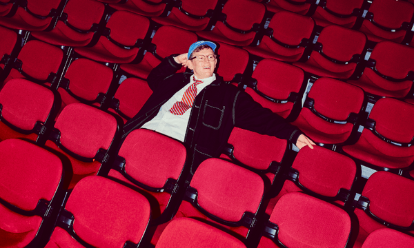 Chris Parker: broke his foot in this theatre (Photo: Sophie Miya-Smith)  
