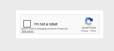 Captcha I'm not a robot