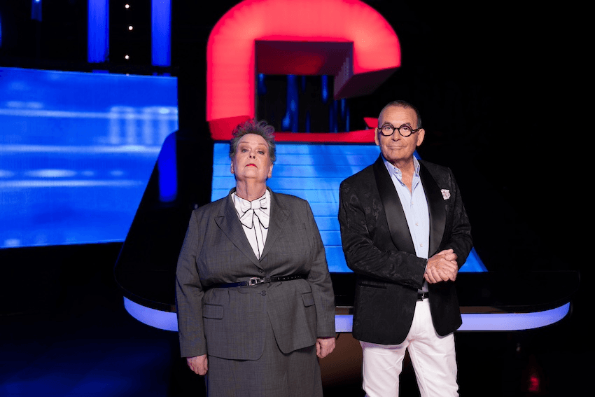 The Governess and Paul Henry (Photo: TVNZ) 
