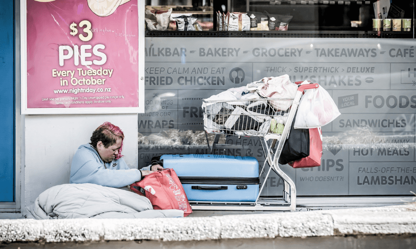 Homelessness is having a direct impact on retail spending in New Zealand cities (Photo: David Jensen) 
