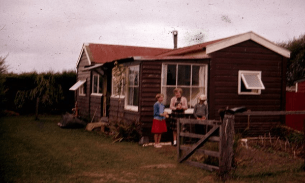 Fionna Hill’s family hut in Milford. 
