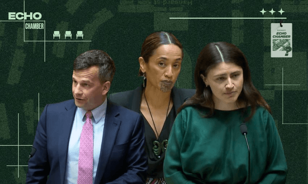 David Seymour, Oriini Kaipara and Chlöe Swarbrick. 
