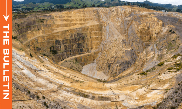 OceanaGold’s existing open-pit gold mine in Waihi (Photo: Getty Images) 
