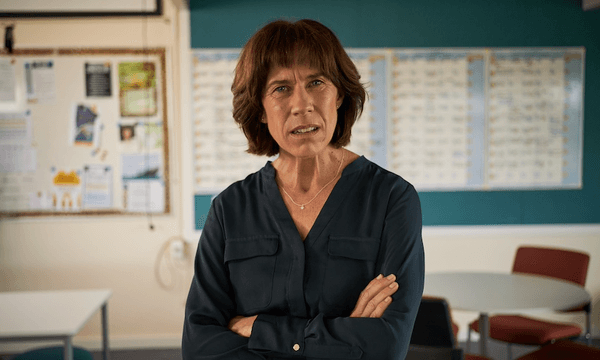 Jackie van Beek as Robyn in Educators (Photo: TVNZ) 
