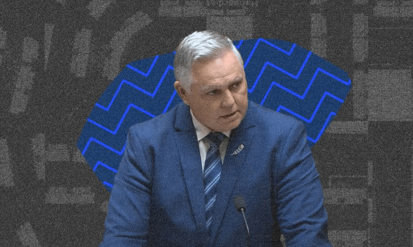 Police minister Mark Mitchell. 
