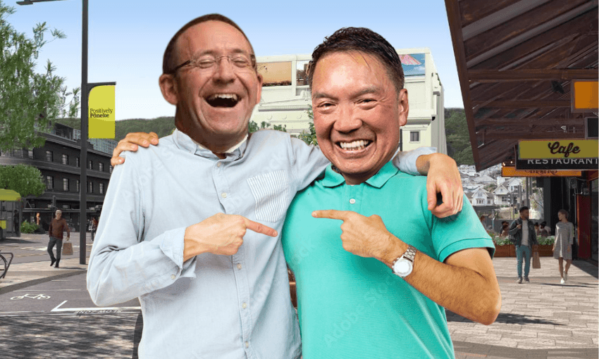 Andrew Little and Ray Chung are teaming up to delay Wellington building things.  
