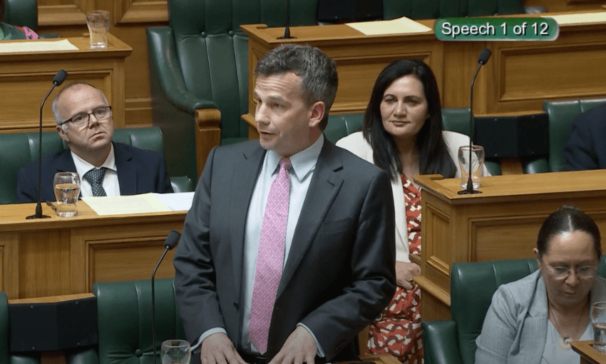 David Seymour stands and speaks in the House.
