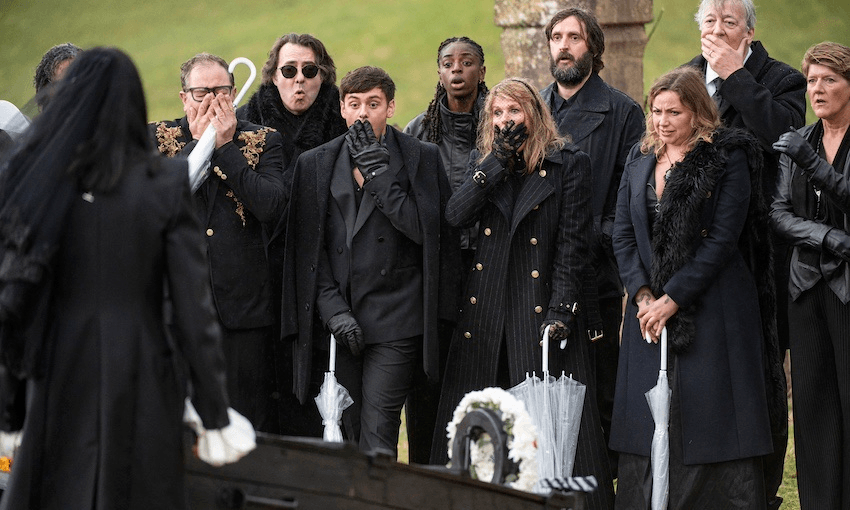 The cast of The Celebrity Traitors before being ruthlessly murdered and banished one-by-one 
