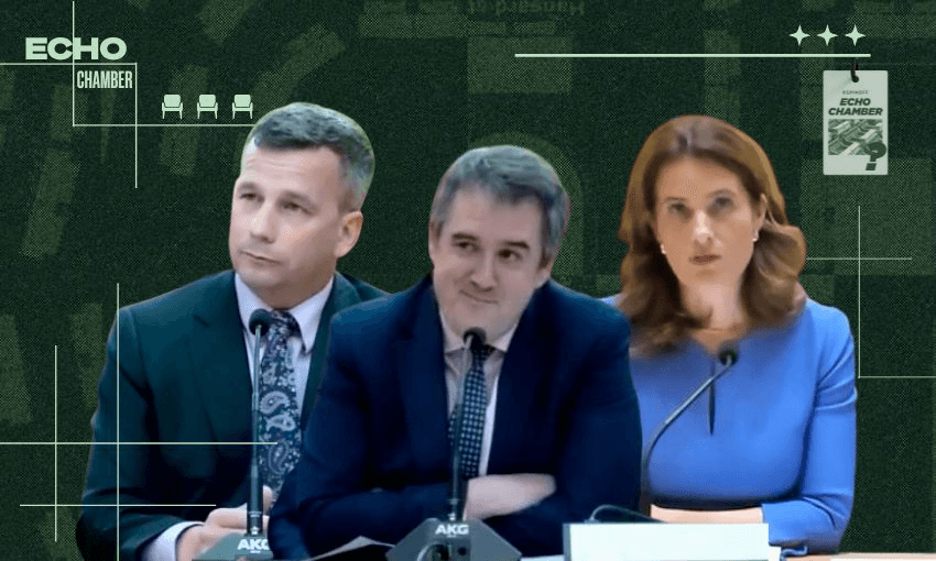 David Seymour, Chris Bishop and Nicola Willis. 
