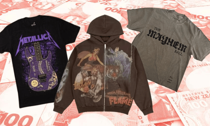 The reason concert merchandise is so expensive and bad now