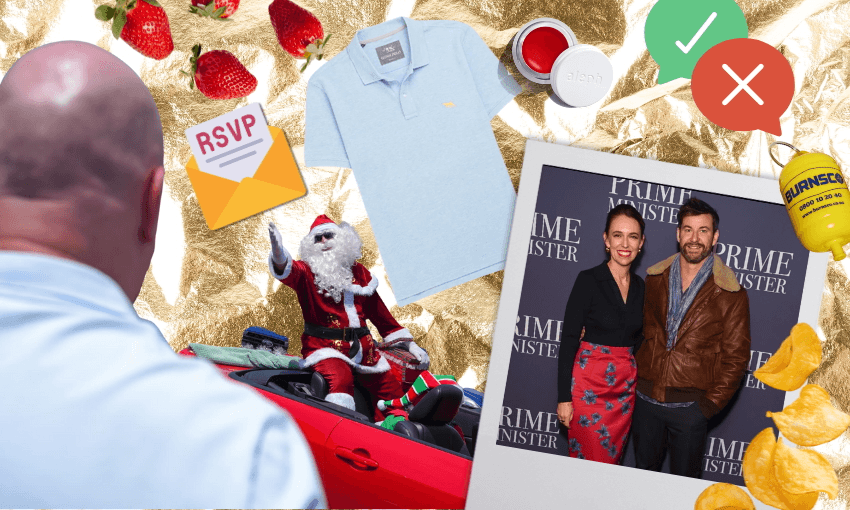The Clarke Gayford and Christopher Luxon guide to festive fashion