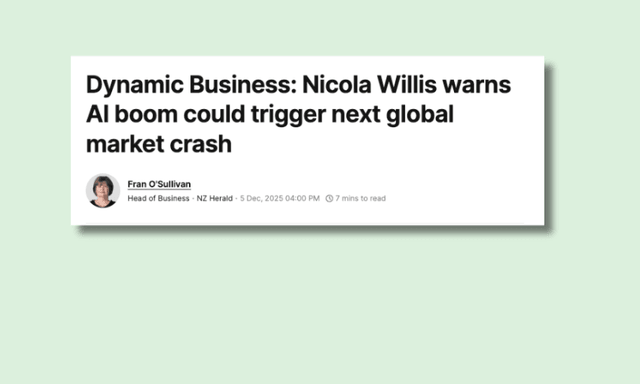 The impact on NZ if the AI bubble bursts | The Spinoff