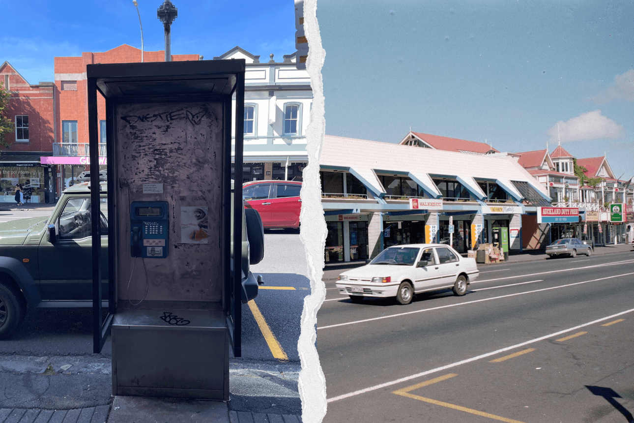 88-100 Ponsonby Road in 2025 and 1996