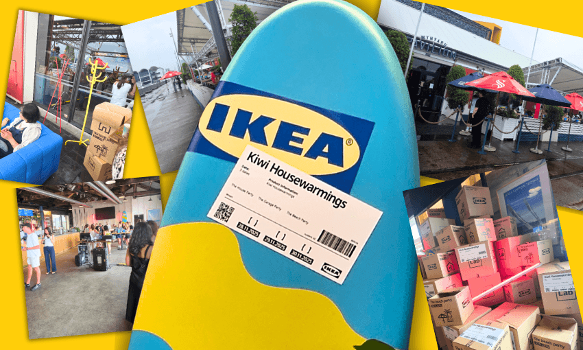 Scenes from the Ikea ‘beach’ housewarming party in Auckland (Photos: Greg Bruce) 
