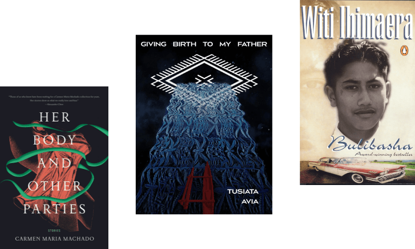 Three book covers ascending.