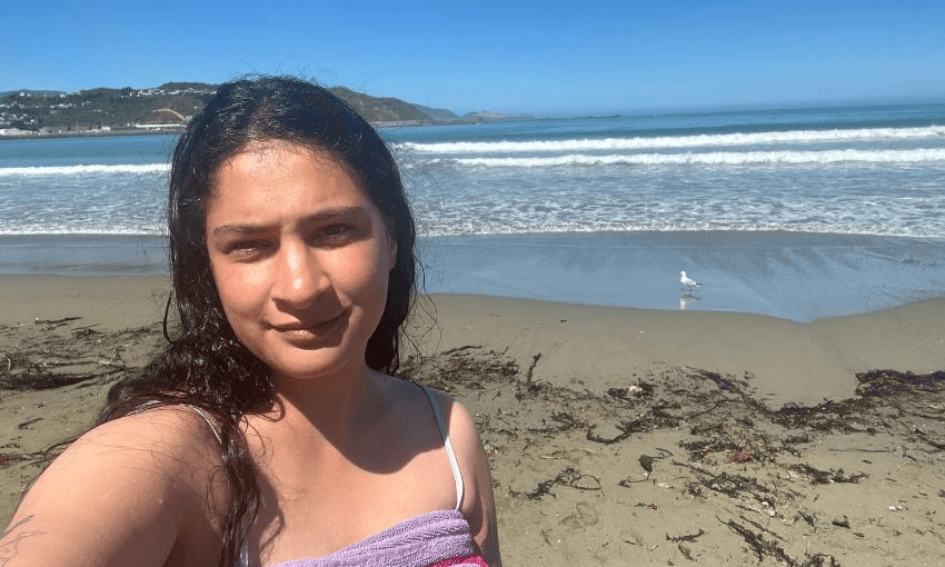 The face of a woman who  may or may not have swum in shit. 
