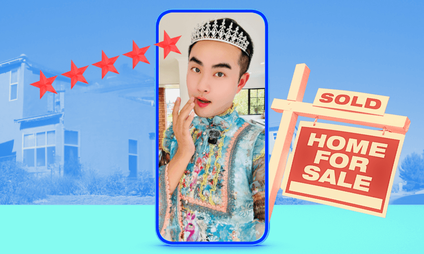 Mingwei Qin is surely NZ’s most interesting real estate agent ever