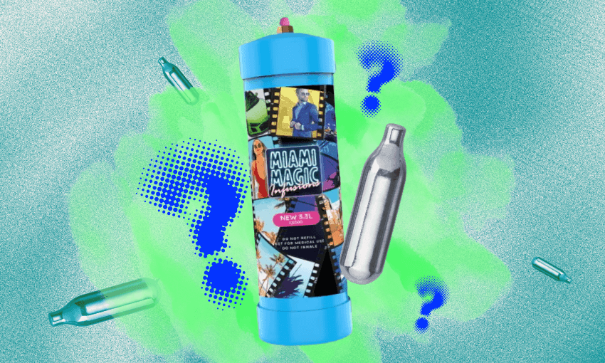 Nitrous oxide canisters come in different sizes.