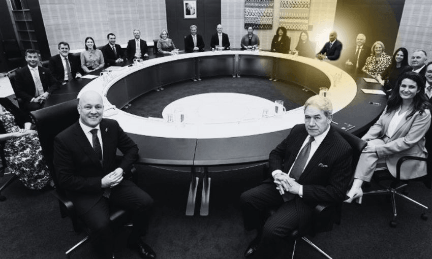 Tama Potaka, the sole National Māori minister at the cabinet table. 
