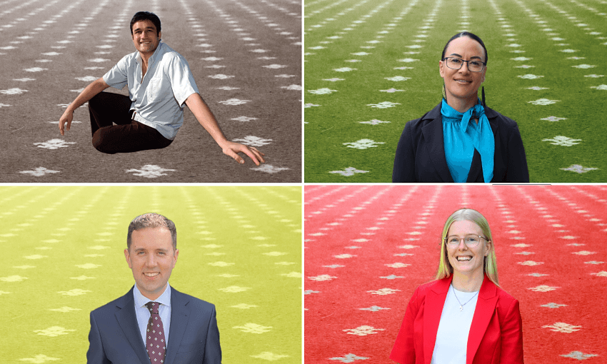 Clockwise from top left: Taine Randell, Tania Waikato, James Christmas and Sophie Handford. (Photos: Getty; supplied) 
