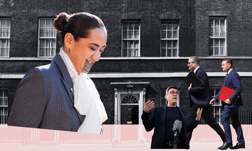 Nga wai hono i te po at Downing ST