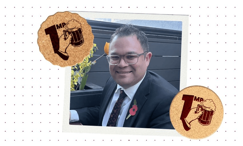 One MP, One Pint: Tangi Utikere is looking to be a sure thing for Palmy this election