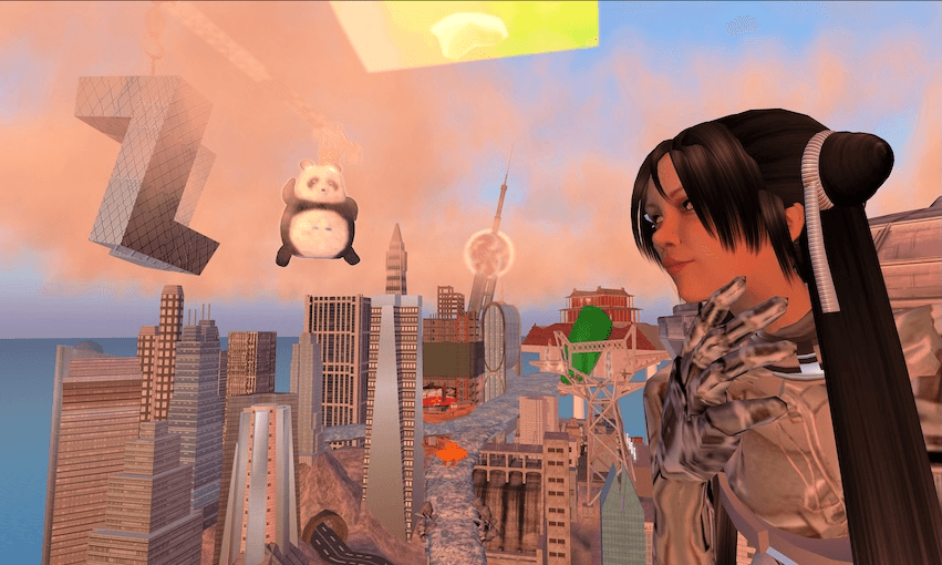 Cao Fei (Second Life avatar: China Tracy), i.Mirror ,
2007, still from RMB City: A Second Life
City Planning © Cao Fei. Courtesy of the
artist, Vitamin Creative Space and Sprüth
Magers