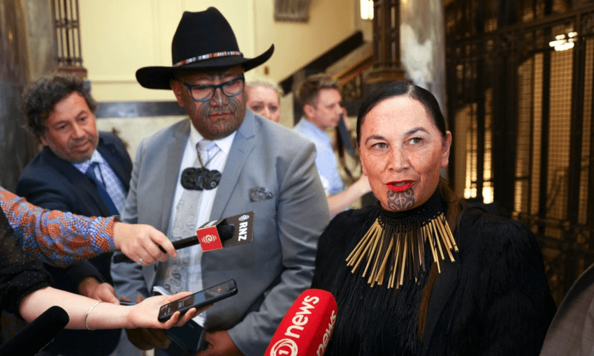 Te Pāti Māori co-leaders Rawiri Waititi and Debbie Ngarewa-Packer (Photo: Getty)