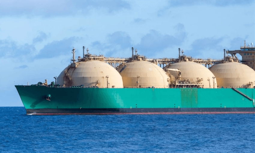 A floating storage regasification unit (FSRU) used to transport LNG. (Photo: Getty Images)