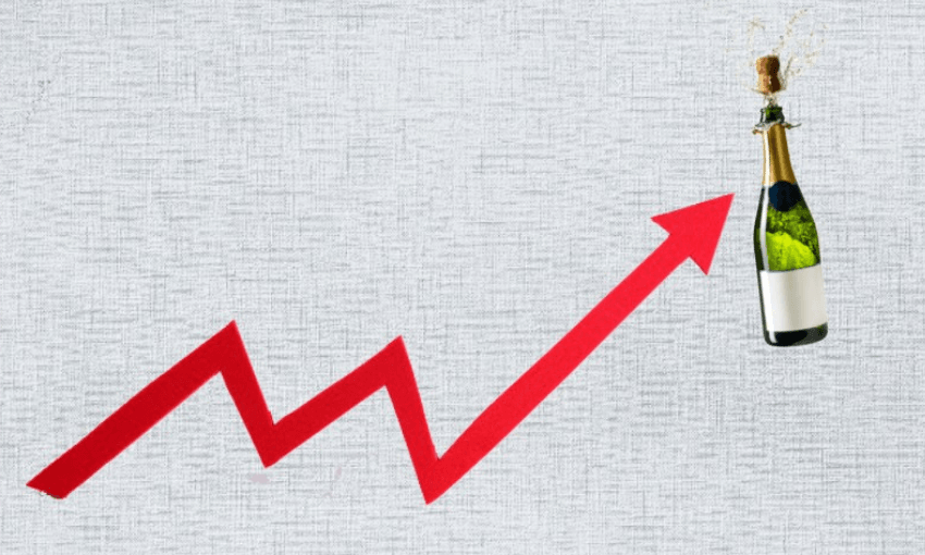 The economy is going great! Or is it? (Image: The Spinoff) 
