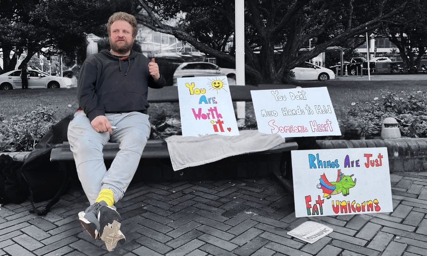 Simon Sherlock, beloved local artist. 
