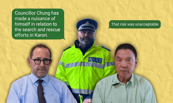 Police denied making a complaint about Ray Chung. So, what’s this text?